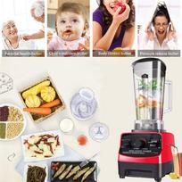 1500W 2L Blenders Mixer Juicer Fruit Food Ice Crusher Smoothies Commercial Heavy Duty Adjustable Speed Food Processor beige