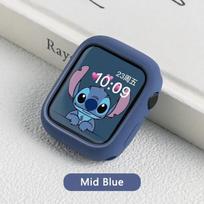 Silikoninis dėklas Apple Watch dėklui 10 42mm 46mm 44mm 40mm 45mm 41mm Priedai Bamperio Korpuso Apsauga iWatch serijoms SE 6 7 8 9 Series10 46mm gray