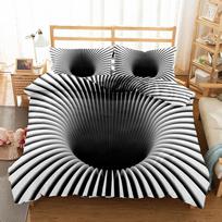 Maginis Kosmoso Optinio Meno Patalynės Komplektas Viengulis Twin Dvigulis Queen King Cal King Dydžio Ryškių Spalvų Švelnus Audinys 140x200cm 3pcs