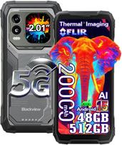 Blackview Xplore 1 Pro 5G mobilusis telefonas 48GB+512GB 20000mAh 6.78  ekranas 64MP Android 15 išmanusis telefonas juoda