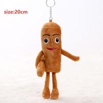 Italian Brainrot Tung Tung Tung Sahur Plush Playthings Tungtung Sahur Tralalero Tralala Shark Plush Soft Stuffed Toy Doll Gift brown