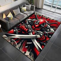 Marvel Žmogus-voras 3D kilimas Neslystantis kilimėlis svetainei miegamojo dekorui Animacinis anime Deadpūlo kilimas Dovana 40x60cm