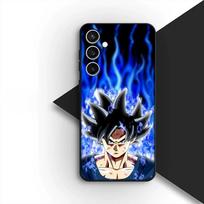 Drakonai Gokus Kamuoliai DragonBalls Vegeta Z Telefono dėklas Samsung Galaxy S20 S22 S21 FE Ultra Plus A07 A17 A15 A16 A25 A57 A37 Galaxy S22+ 5G blue