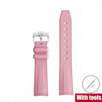 Silikoninis dirželis skirtas Swatch X Omega Moonswatch nerūdijančio plieno sagtis 20 mm 22 mm vyriška moteriška minkšta vandeniui atspari pakaitinė laikrodžio apyrankė 20mm white