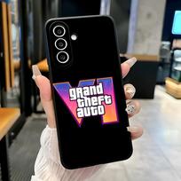 Grand Theft Auto GTA V telefono dėklas, skirtas Samsung A25 A13 A33 5G A54 A36 A35 A56 A52 A14, atsparus smūgiams, minkštas dangtelis Samsung A36 white