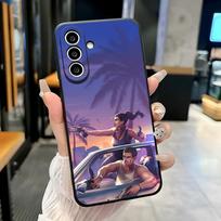 Grand Theft Auto GTA V telefono dėklas, skirtas Samsung A25 A13 A33 5G A54 A36 A35 A56 A52 A14, atsparus smūgiams, minkštas dangtelis Samsung A21S
