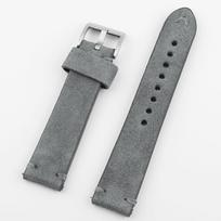 Suede odos laikrodžio dirželis 18mm 20mm 21mm 22mm Greito atsegimo laikrodžio apyrankė Rankų darbo siuvimas Apyrankės Pakeitimo juosta Apyrankė 22mm gray