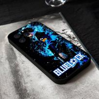 Anime BLUE LOCK telefono dėklas, skirtas iPhone 17,16,15,14,13,12,11 Plus,Pro,Max,XR,XS,X,7,8 Plus,Mini, juodas silikoninis, minkštas iphone15pro