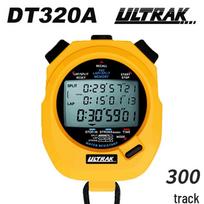 DT320 Ultrak Aosai Chronometras: 300 ratų, 3 eilučių ekranas, apšviečiamas laikmatis lengvosios atletikos treniruotėms geltona