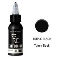 ET Juodų Tatuiruočių Dažų Rinkinys - Lengva Naudoti, Mažas Buteliukas Siuvinėjimui black