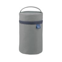 Zojirushi Mahobin Soup Jar Medium Size Improved Heat Cutlery Machine Medium Gray Pouch, (for 350-550ml), Retention, Pocket, Handle, Washable, gray
