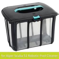 Filtravimo krepšelis Aiper Scuba S1 robotiniam baseino valytuvui, Stambus arba smulkus filtro tinklelis, Robotinio baseino siurblio dalis gray