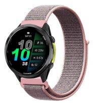 22mm 20mm Nailoninis dirželis Garmin Forerunner 970 570 165 965 55 Venu 3 Flag Style Madinga apyrankė Garmin Active 6 Approach S50 Forerunner 570 42mm gray