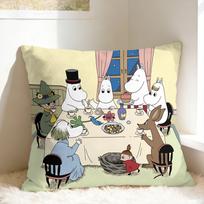 Pagalvės užvalkalas Mielas M-Moomins Naujoviškas pagalvės užvalkalas Kėdei Sofai Namų Dekoras Pagalvės užvalkalai Short plush 35*35(CM)-1Pcs white