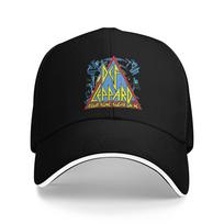 Def Leppard Sugar Logo Baseball Cap Fitted Retro Trucker Hat Summer Unisex Adult Outdoor Sports Baseball Caps One Size black