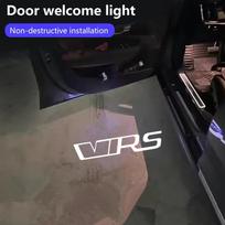 AWLV7 2 vnt. LED automobilio logotipo projektoriaus lempa Durų šešėlio žibintai Skoda VRS Octavia A5 MKII Hečbekui Universalui 2005-2008 2009 2020 2011 2012 2PCS