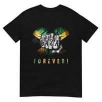 Gaza Forever Jamaican Flag Dancehall Vybz Fans Unisex Unisexs Tshirt M black