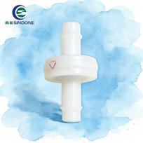 1/4  PVDF FKM Diaphragm Check Valve Ozone Resistant One-Way Non-Return Valve for Ozone Generator Diaphragm Design PVDF