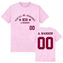 You'll Be Alright, Kid Tee Alex Warren Fashion Design T-shirt Short Sleeve Cotton O-neck Female T-shirt Streetwear Unisex Shirts XS white