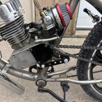 Lengvai montuojamas grandinės įtempiklio komplektas 49CC 66CC 80CC varikliui, motorizuotam dviračiui juoda