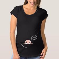 Nėštukių marškinėliai Unisex Mieli Juokingi Grafiniai Nėštumo Dovanos Vasariniai Laisvalaikio Mama Nėštumo Palaidinės Drabužiai 3XL beige