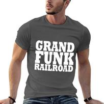Grand Funk Railroad Tshirt Unisex T Shirts For Unisex Casual Cotton T Shirts Unisex 100 Unisex T Shirt Cotton 100 Tshirt 4XL black