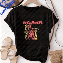 Korėjietiško stiliaus unisex drabužių apžvalga Ecca Vandal repo atlikėjo trumpomis rankovėmis unisex marškinėliai ir unisex marškiniai patogūs marškinėliai 4XL black