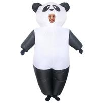 Rožinio paršelio pripučiamas kostiumas Helovinui, Kalėdoms, vakarėliui ar Cosplay. 120-140 CM white