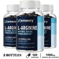 Xemenry - L-Arginine + Citrulline - Nitric Oxide Supplement - Sports 120*3