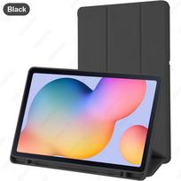 Dėklas, skirtas Samsung Galaxy Tab S6 Lite 10.4 colio, su pieštuko laikikliu, trijų dalių stovas, apsauginis dangtelis, automatinis miego/žadinimo režimas