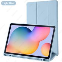 Dėklas, skirtas Samsung Galaxy Tab S6 Lite 10.4 colio, su pieštuko laikikliu, trijų dalių stovas, apsauginis dangtelis, automatinis miego/žadinimo režimas pink