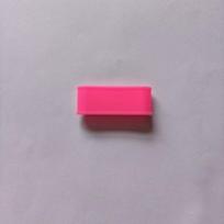 10Pcs Sweat-Absorbing Tennis Racket Grip Rings Elastic Silicone Rubber Bands Anti-Slip for Beginner Tennis Training Accessories A14 pink