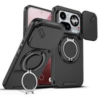 For Nothing Phone 4a Pro dėklas Nothing Phone4a Pro dangtelis Magnetinis žiedas Šarvuotas Slenkančio kameros objektyvo dėklas Magsafe Belaidžio įkrovimo dangtelis Nothing Phone (4a) Pro