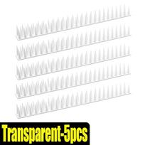 Outdoor Bird Repellent Spikes for Garden Window Fences Roof Balcony Railing Bendable Birds Pigeon Cats Spike Deterrents Traps 5pcs balta