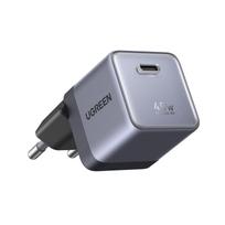 Sieninis įkroviklis GaN 45W USB-C PD QC Nexode Air, pilkas