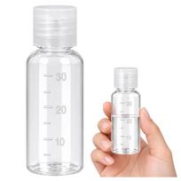 30 ml matavimo buteliukas su graduota padalele kelionėms – lėktuvui – graduotas