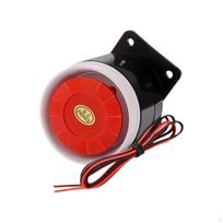 120dB Mini Powerful Alarm Horn, Commercial Alarm, 12V/24V/220V, Security Warning Wiring DC12V Wiring DC12V black