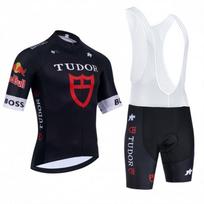 Vyriškas trumpomis rankovėmis dviračių marškinėlių komplektas Kvėpuojantis greitai džiūstantis Mountain Road Bike apranga Sportinė apranga Asia Size - L white