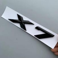 3D ABS Chromo Juodas Logotipas X7 Emblema Raidės Pavadinimo Plokštelė Lipdukas Automobilio Galinės Bagažinės Ženklelis BMW X7 G07 Lipdukas Auto Stiliaus Aksesuarai white