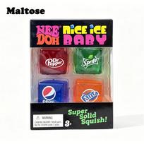Needoh Kubas Lašantis Fidget Sensory Žaislas Maltozė TPR Mello Mallo Sniego Kamuoliukas Spaudžiamas Doh Keičia Spalvą Atleidimas Nerimas Koncentracija Ramina Dovana