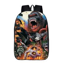 Godzilla Vs King Kong Casual Backpack Elementary School Three-Piece School Bag 17inch backpack