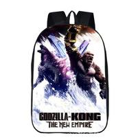 Godzilla Vs King Kong Casual Backpack Elementary School Three-Piece School Bag 17inch backpack
