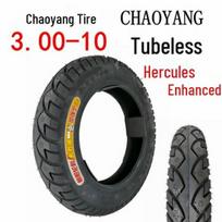 Kietos padangos elektriniams ir autonominiams automobiliams: 3.00-10, 14x2.125, 16/14x2.50 variantai be oro Chaoyang 3.00-10 vacuum tire Hercules reinforced