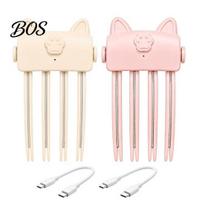 Fine Hair Volume Booster Heated Clip for Flat Hair, Electric Root Lifter Comb Portable Volumizer Women with 2 Heat Settings, Volumizing Puffy Natural