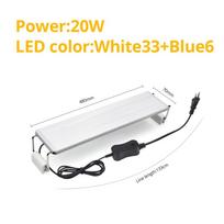 Xiaomi 220V Strip Aquarium Light LED Waterproof Fish Tank Clip Light Underwater Decor Lighting Submersible Lamp Plant Grow Lamp 18-48cm white