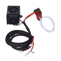 3D Printer Hotend Upgrade Kit Long Distance Hot End Nozzle Heating Block and Pipe Set for Ender 3 black