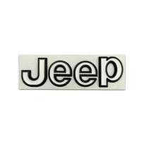 Metalinė lipdukas JEEP Wrangler Tj Jk Jl Grand Cherokee Commander Renegade Liberty Compass Patriot Automobilio Priekinės Bagažinės Šoninis Emblema juoda balta spalva
