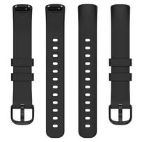 15,4 mm silikoninės laikrodžio apyrankės dirželiai, skirti Fitbit Inspire 3 apyrankei Fitbit Inspire 3 išmaniojo laikrodžio apyrankės nešiojimui 103x93x15.4mm juoda