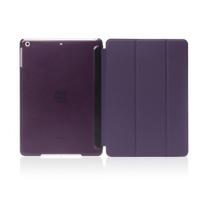 Prabangus planšetinio kompiuterio smūgiams atsparus išmanusis odinis stovo dėklas, skirtas Apple iPad Pro Air 9,7 10,5 10,9 10,2 11 colių I Pad Mini 1 2 3 4 5 6 For IPad Air 4 violetinė