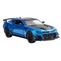 1/24 mastelio Chevrolet Camaro lydinio sportinio automobilio modelis, liejamas modelis, kolekcionuojamas, pomėgiai, dekoracija, smulkus papuošalas, dovana vaikinui mėlyna